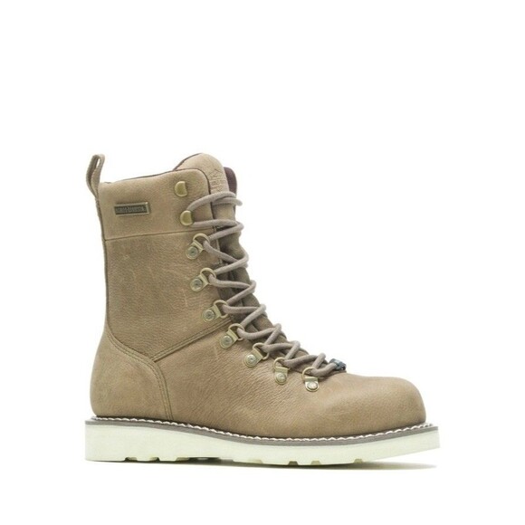 Harley-Davidson Denway Boots Women’s 8M Leather Beige Moto Riding - Picture 4 of 16